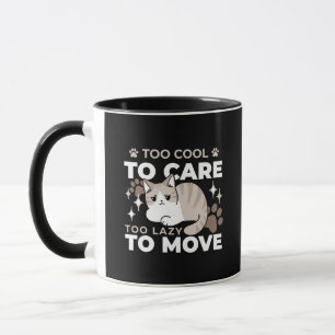 Entspannte & lazy Vibes für Cat Lovers Design Tasse