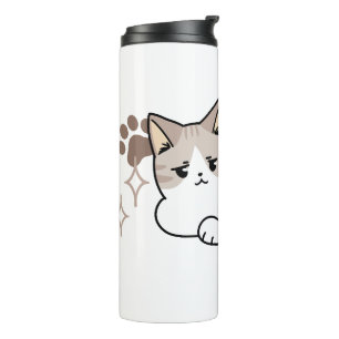 Entspannte & lazy Vibes für Cat Lovers Design Thermosbecher