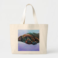 Entspannte Schokolade Labrador Dog Jumbo Tasche