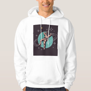 Entspannter Astronaut Hoodie