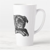 Entspannter Blick, Morgenkomfort Milchtasse (Rechts)