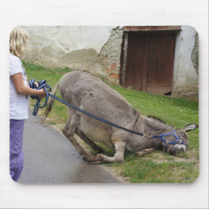 Entspannter Donkey Mousepad