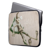 Entspannter Elf Laptopschutzhülle (Vorderseite Links)