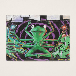 Entspannter Frosch mit acht Waffen