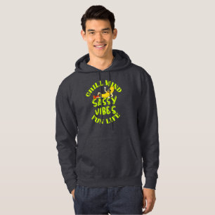 Entspannter Geist Sassige Vibes Lustiges Leben T-S Hoodie