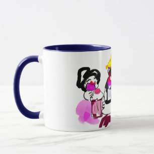 Entspannter glücklicher Vatertag Tasse