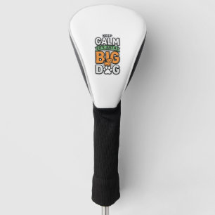 Entspannter großer Hund Vintage-Vektordesign_1 Golf Headcover