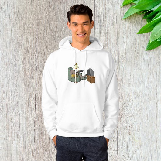 Entspannter Hund Fernsehen Hoodie