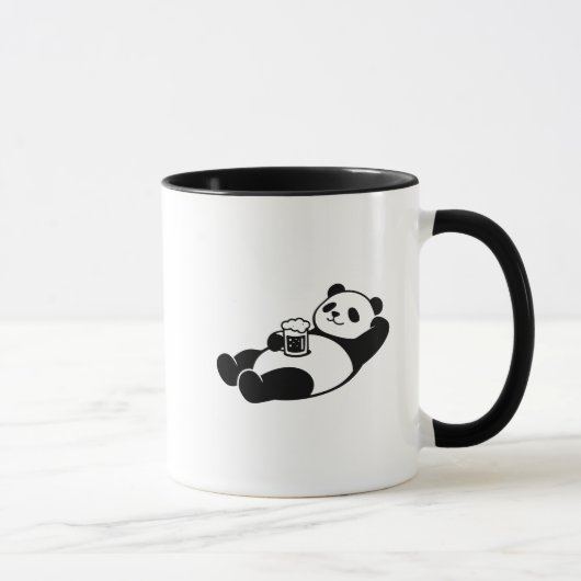 Entspannter Panda Tasse (Rechts)