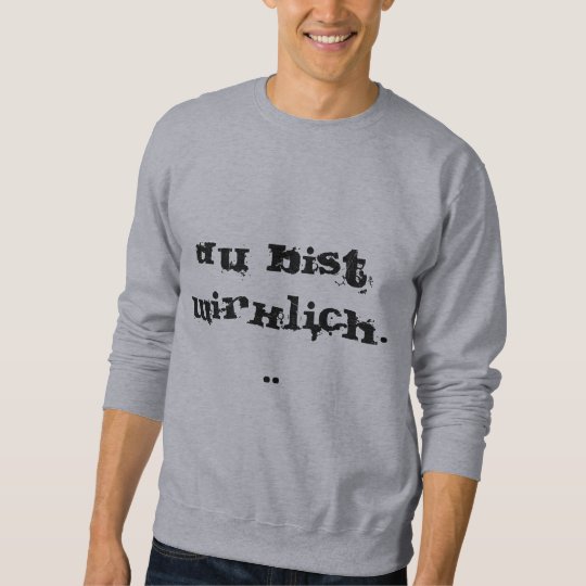 Entspannter Pullover mit einer schönen Botschaft