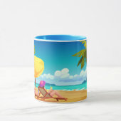 Entspannter Sommer 2025 Tasse (Zentrum)