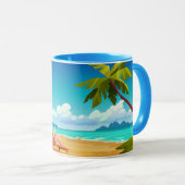 Entspannter Sommer 2025 Tasse (VorderseiteRechts)