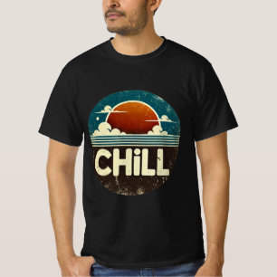 Entspannter Sonnenuntergang: Wolken und Ozean Sere T-Shirt