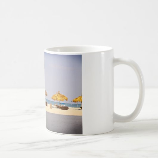 Entspannter Strandtag Kaffeetasse (Rechts)