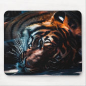 Entspannter Tiger Mousepad (Vorne)