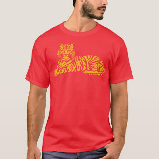 Entspannter Tiger T-Shirt
