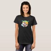 Entspannter Tranquis Oder Tranquilo Panda Bär T-Shirt (Vorne ganz)