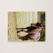Entspanntes Brown Horse Walking Puzzle (Horizontal)
