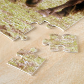 Entspanntes Brown Horse Walking Puzzle (Seite)