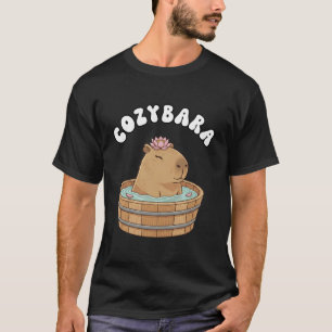 Entspanntes Capybara Cozybara Süßes Tier Kunst für T-Shirt