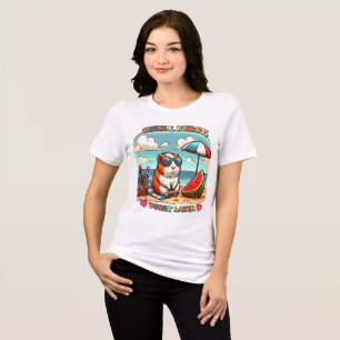 Entspanntes Capybara Tri-Blend Shirt