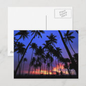 Entspanntes Design Florida fühlen Postkarte (Vorne/Hinten)