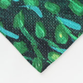 Entspanntes Flussgemälde Fleecedecke (Ecke)