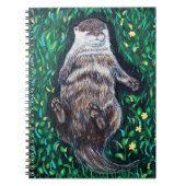 Entspanntes Flussgemälde Notizblock (Vorderseite)