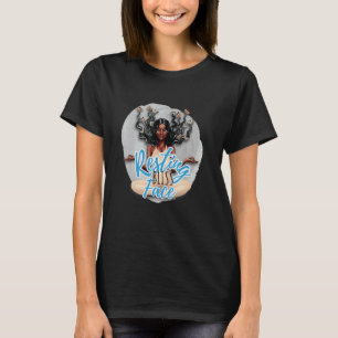 Entspanntes Glücklich Gesicht Yoga Meditation 1 T-Shirt