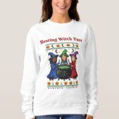 Entspanntes Hexengesicht Sweatshirt (Vorderseite)