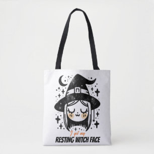Entspanntes Hexengesicht Tasche