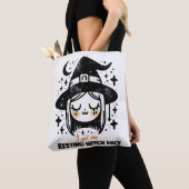 Entspanntes Hexengesicht Tasche (Von Nahem)