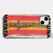 Entspanntes Kaninchen Hakuna Matata Vector Artwork Case-Mate iPhone Hülle (Rückseite (Horizontal))