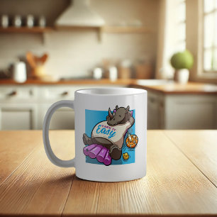 Entspanntes Nashorn Take It Easy Sommer Stimmung K Kaffeetasse