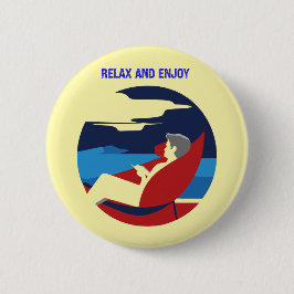 Entspanntes und leises Grafikdesign Button