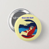 Entspanntes und leises Grafikdesign Button (Vorne & Hinten)