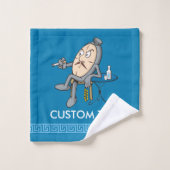 Entspannuhr Badhandtuch Set (Waschlappen)