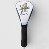 Entspannuhr Golf Headcover (Vorderseite)