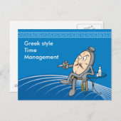 Entspannuhr Postkarte (Vorne/Hinten)