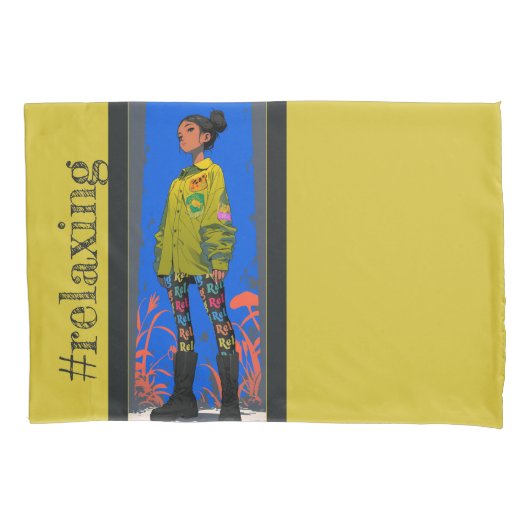 Entspannung bei Vibes, in Limon, Kissenbezug (Vorderseite)