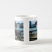 Entspannung durch die Manhattan-Skyline Kaffeetasse (Mittel)