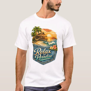 Entspannung im Paradies – Tropischer Traum Basic T T-Shirt