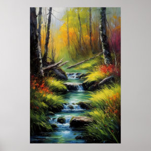 Entspannung im Wald Poster