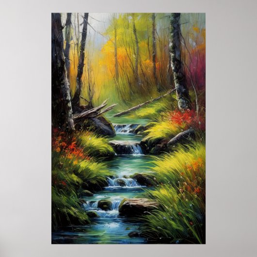 Entspannung im Wald Poster (Vorne)