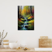 Entspannung im Wald Poster (Küche)
