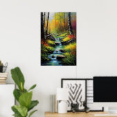 Entspannung im Wald Poster (Heimbüro)