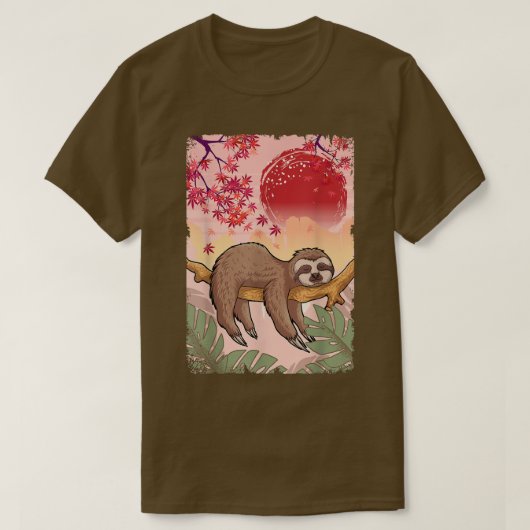 Entspannung in der japanischen Sonne T-Shirt (Design vorne)