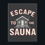 Entspannung in der Sauna Funny Wellness-Center Day Postkarte<br><div class="desc">Saunafreund,  Relaxvibes,  Wellness-Center-Tag,  Wellness-Rückzug,  Sauna-Entspannung,  Sauna-Leben,  Heiltherapie,  Saunafreunde,  Saunadesign,  Wellness-Center-Lebewesen nur</div>