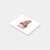 Entspannung ist mein Geiststier Post-it Klebezettel (angewinkelt)
