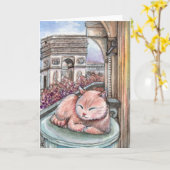 Entspannung Karte (Gelbe Blume)